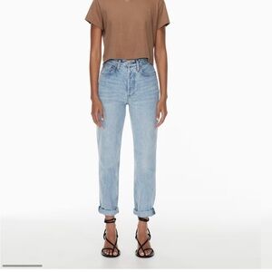 Aritzia Denim Forum The Boyfriend High Rise Loose Jean 28L NWOT